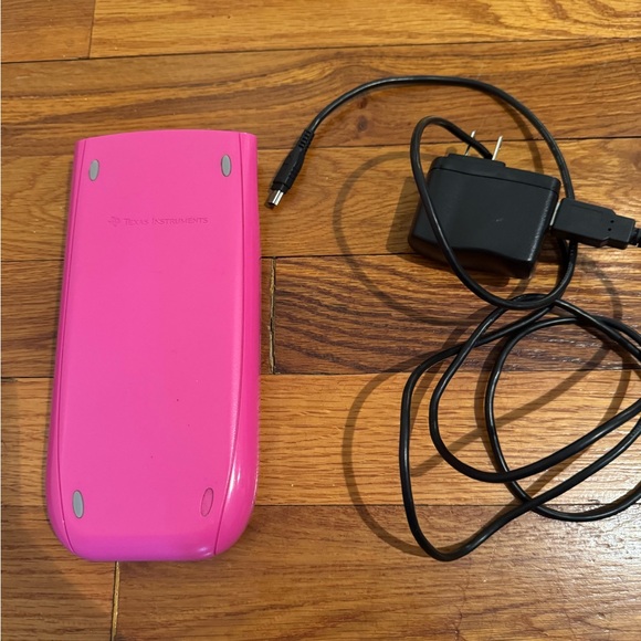 Texas Instruments Pink Calculator with Charger - Picture 2 of 5